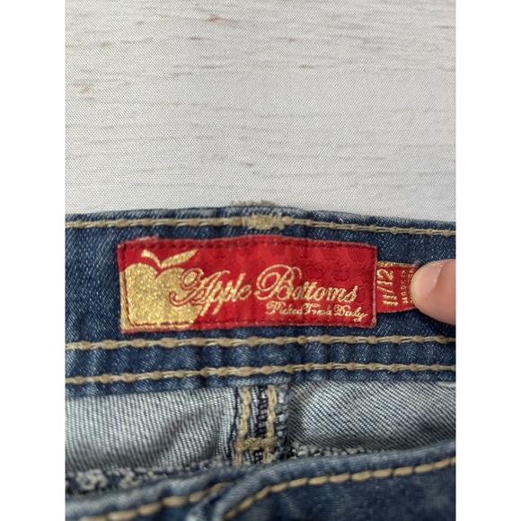 Apple Bottom Jeans Sz 11/12 Embroidered Pockets 90s‎ Y2K - Picture 3 of 6